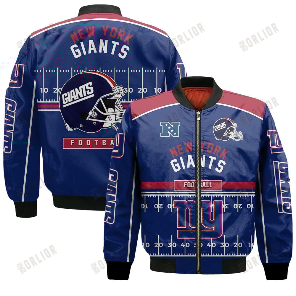 New York Giants Football Team 2024- 25 Glory To Us Bomber Jacket