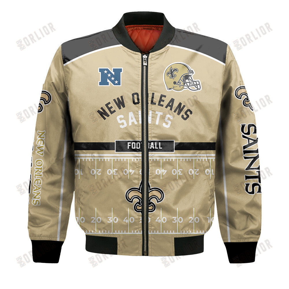 New Orleans Saints Football Team 2024- 25 Glory To Us Bomber Jacket