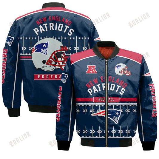 New England Patriots Football Team 2024- 25 Glory To Us Bomber Jacket