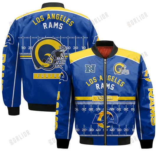 Los Angeles Rams Football Team 2024- 25 Glory To Us Bomber Jacket