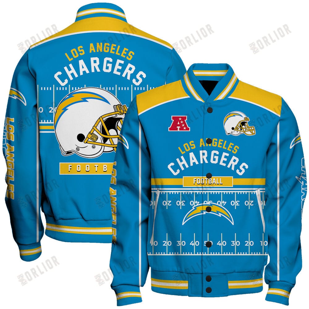 Los Angeles Chargers Football Team 2024- 25 Glory To Us Unisex Varsity Jacket