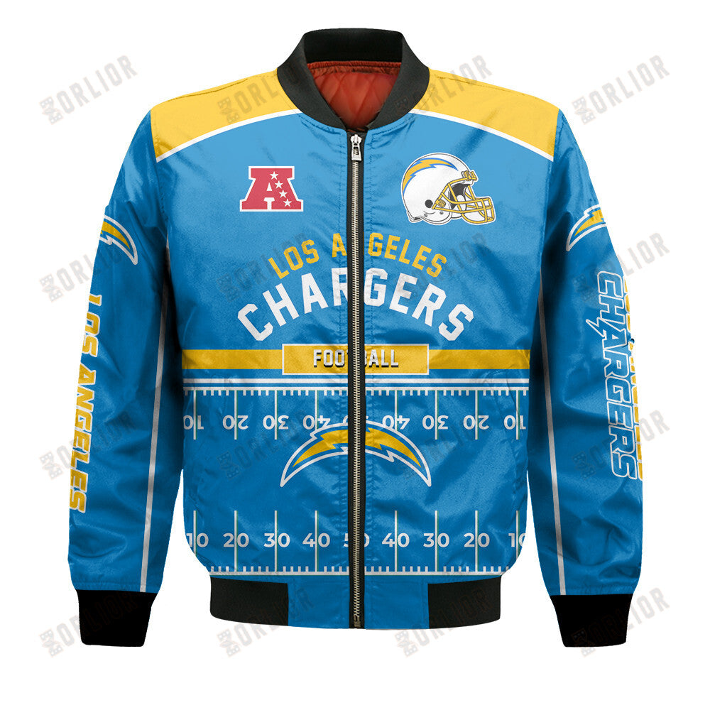 Los Angeles Chargers Football Team 2024- 25 Glory To Us Bomber Jacket