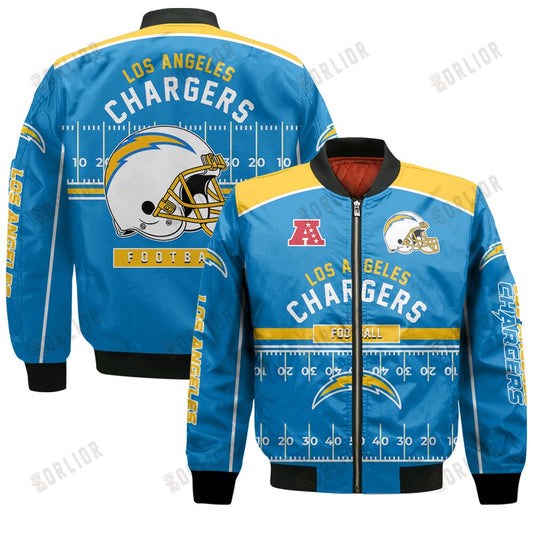 Los Angeles Chargers Football Team 2024- 25 Glory To Us Bomber Jacket