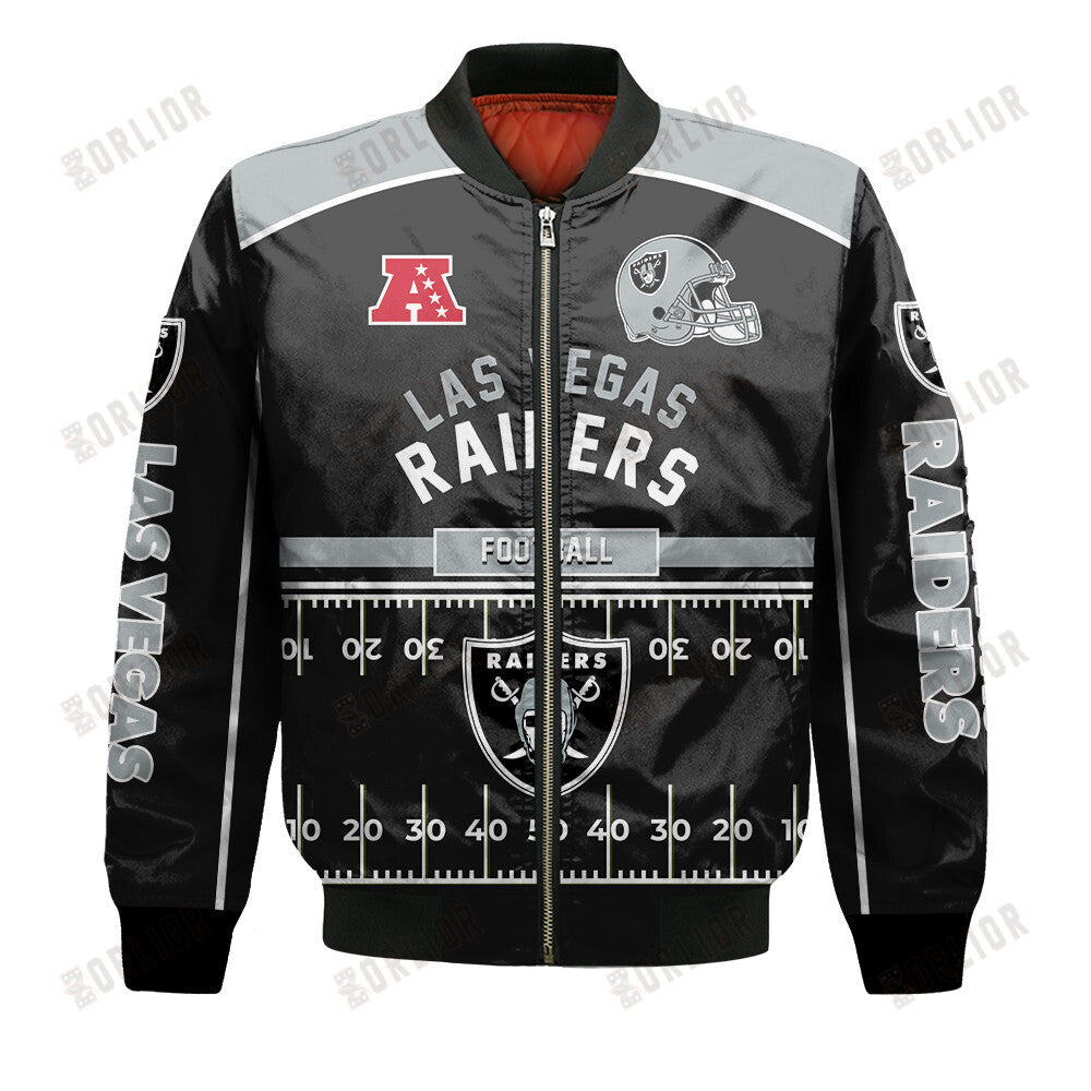 Las Vegas Raiders Football Team 2024- 25 Glory To Us Bomber Jacket