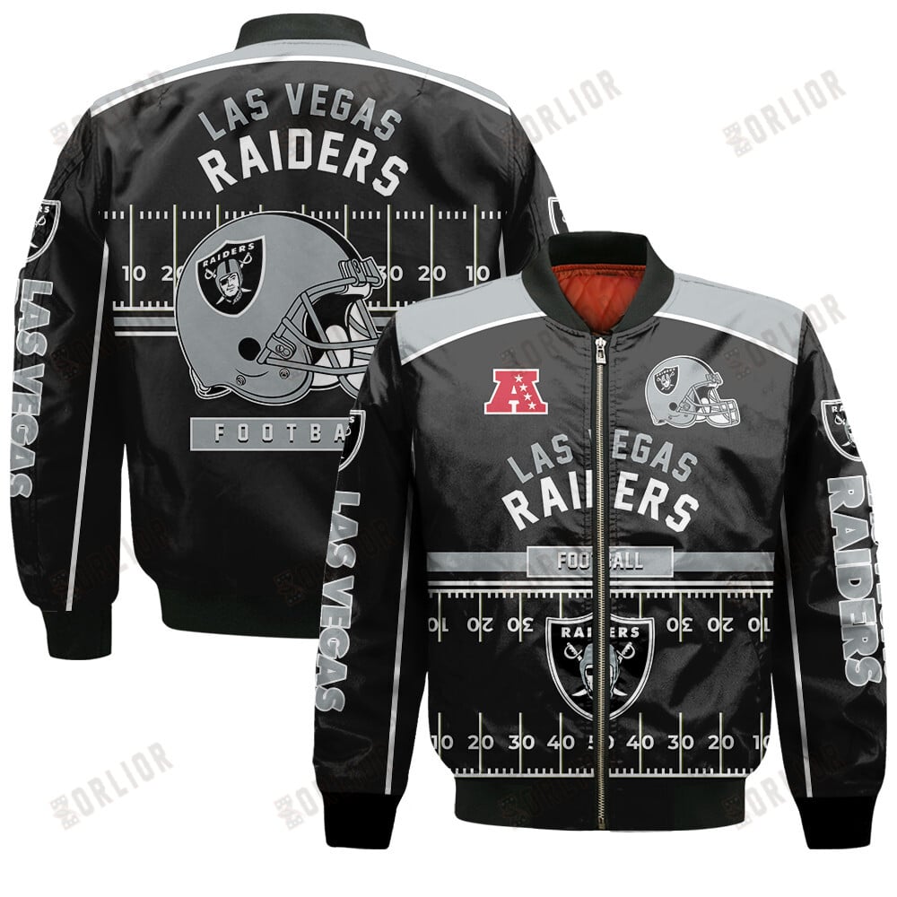 Las Vegas Raiders Football Team 2024- 25 Glory To Us Bomber Jacket
