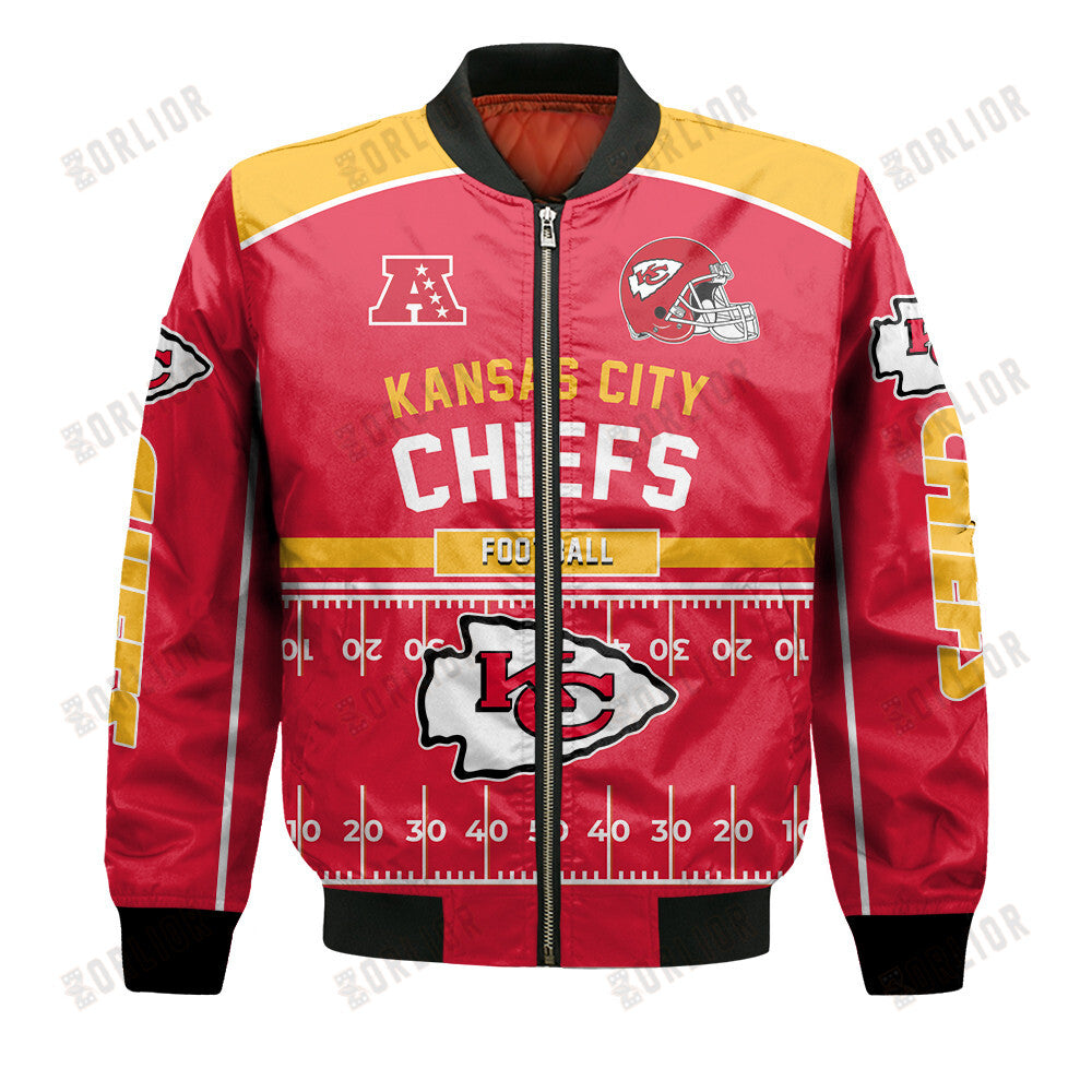 Kansas City Chiefs Football Team 2024- 25 Glory To Us Bomber Jacket