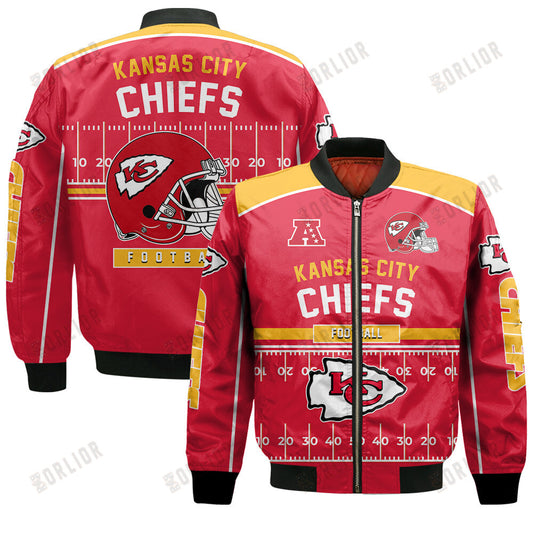Kansas City Chiefs Football Team 2024- 25 Glory To Us Bomber Jacket