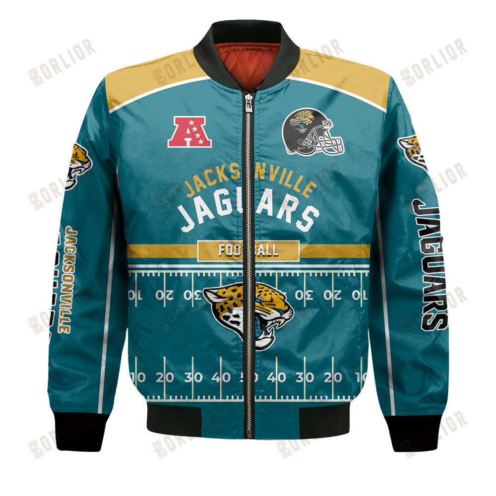 Jacksonville Jaguars Football Team 2024- 25 Glory To Us Bomber Jacket