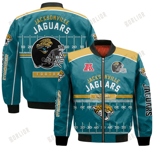 Jacksonville Jaguars Football Team 2024- 25 Glory To Us Bomber Jacket
