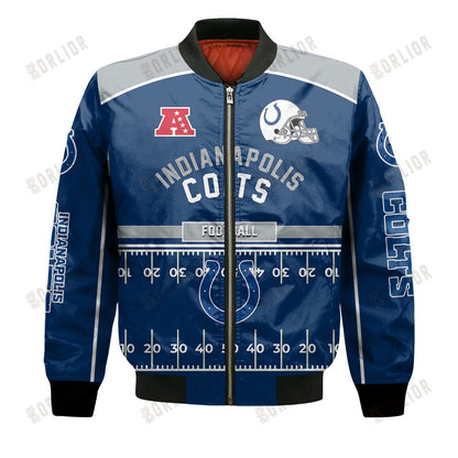 Indianapolis Colts Football Team 2024- 25 Glory To Us Bomber Jacket