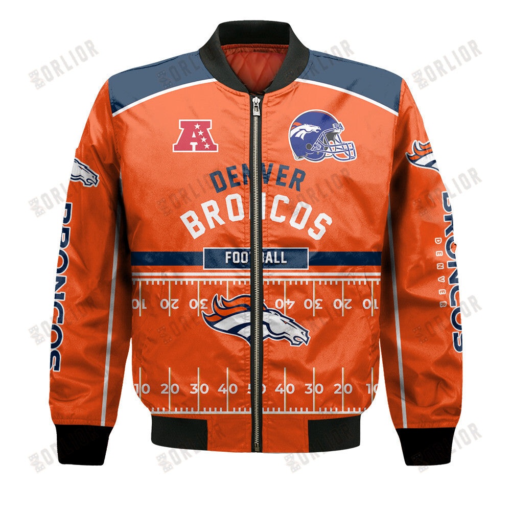 Denver Broncos Football Team 2024- 25 Glory To Us Bomber Jacket