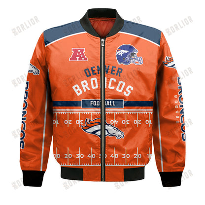 Denver Broncos Football Team 2024- 25 Glory To Us Bomber Jacket