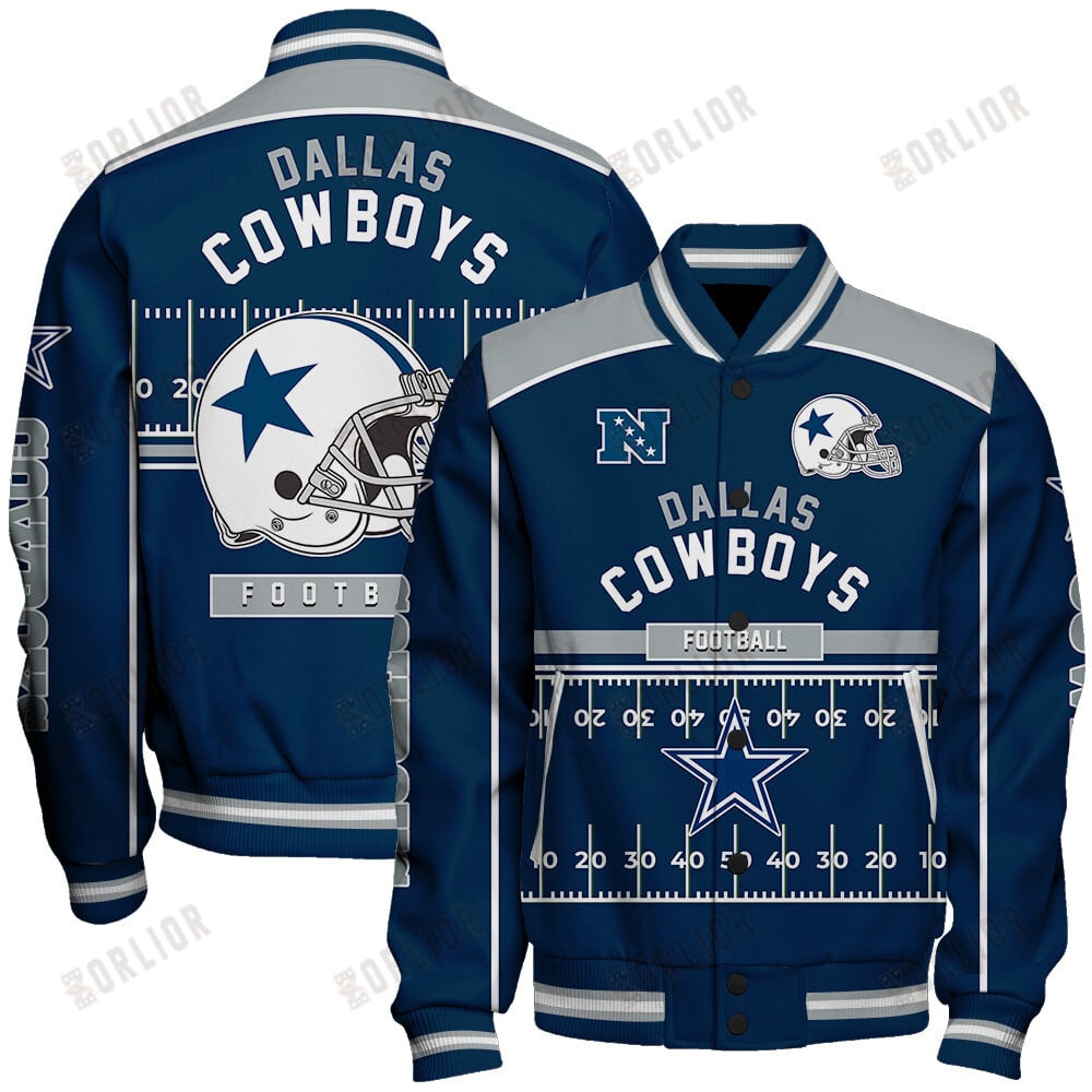 Dallas Cowboys Football Team 2024- 25 Glory To Us Unisex Varsity Jacket