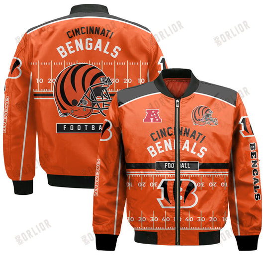 Cincinnati Bengals Football Team 2024- 25 Glory To Us Bomber Jacket