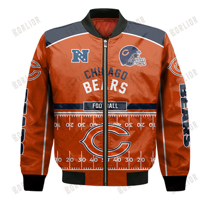 Chicago Bears Football Team 2024- 25 Glory To Us Bomber Jacket