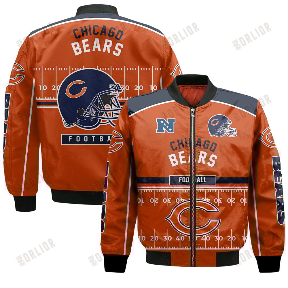 Chicago Bears Football Team 2024- 25 Glory To Us Bomber Jacket