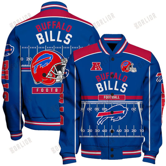 Buffalo Bills Football Team 2024- 25 Glory To Us Unisex Varsity Jacket