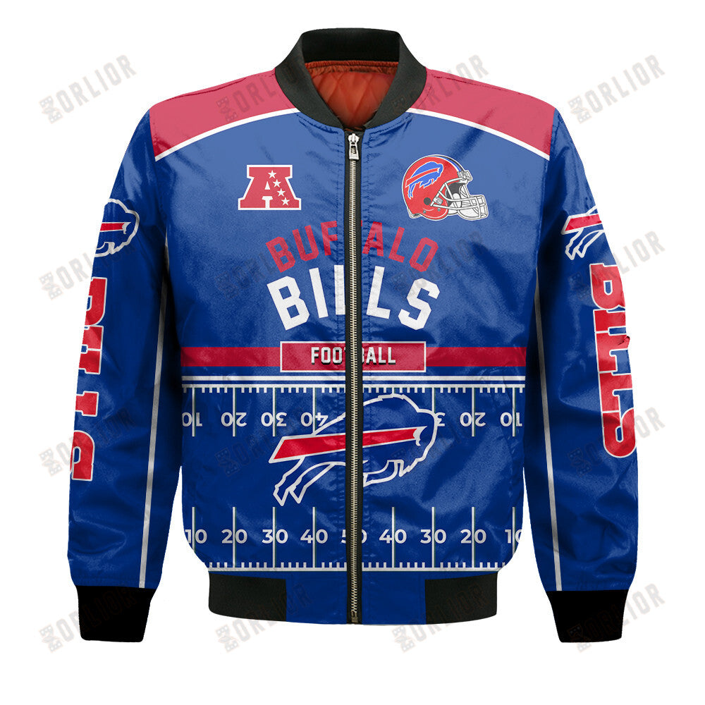 Buffalo Bills Football Team 2024- 25 Glory To Us Bomber Jacket