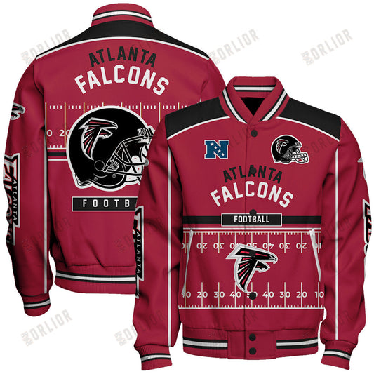 Atlanta Falcons Football Team 2024- 25 Glory To Us Unisex Varsity Jacket