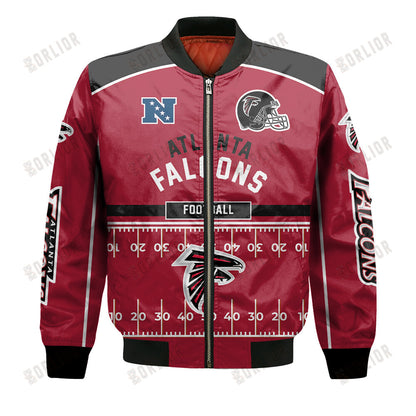 Atlanta Falcons Football Team 2024- 25 Glory To Us Bomber Jacket