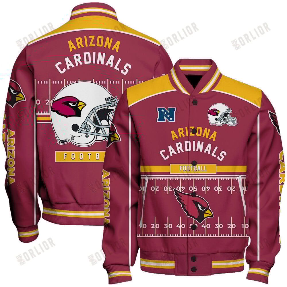 Arizona Cardinals Football Team 2024- 25 Glory To Us Unisex Varsity Jacket