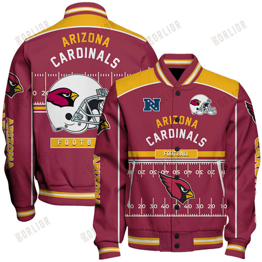 Arizona Cardinals Football Team 2024- 25 Glory To Us Unisex Varsity Jacket