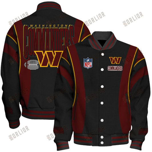 Washington Commanders Football Team 2024- 25 Shining Star Unisex Varsity Jacket
