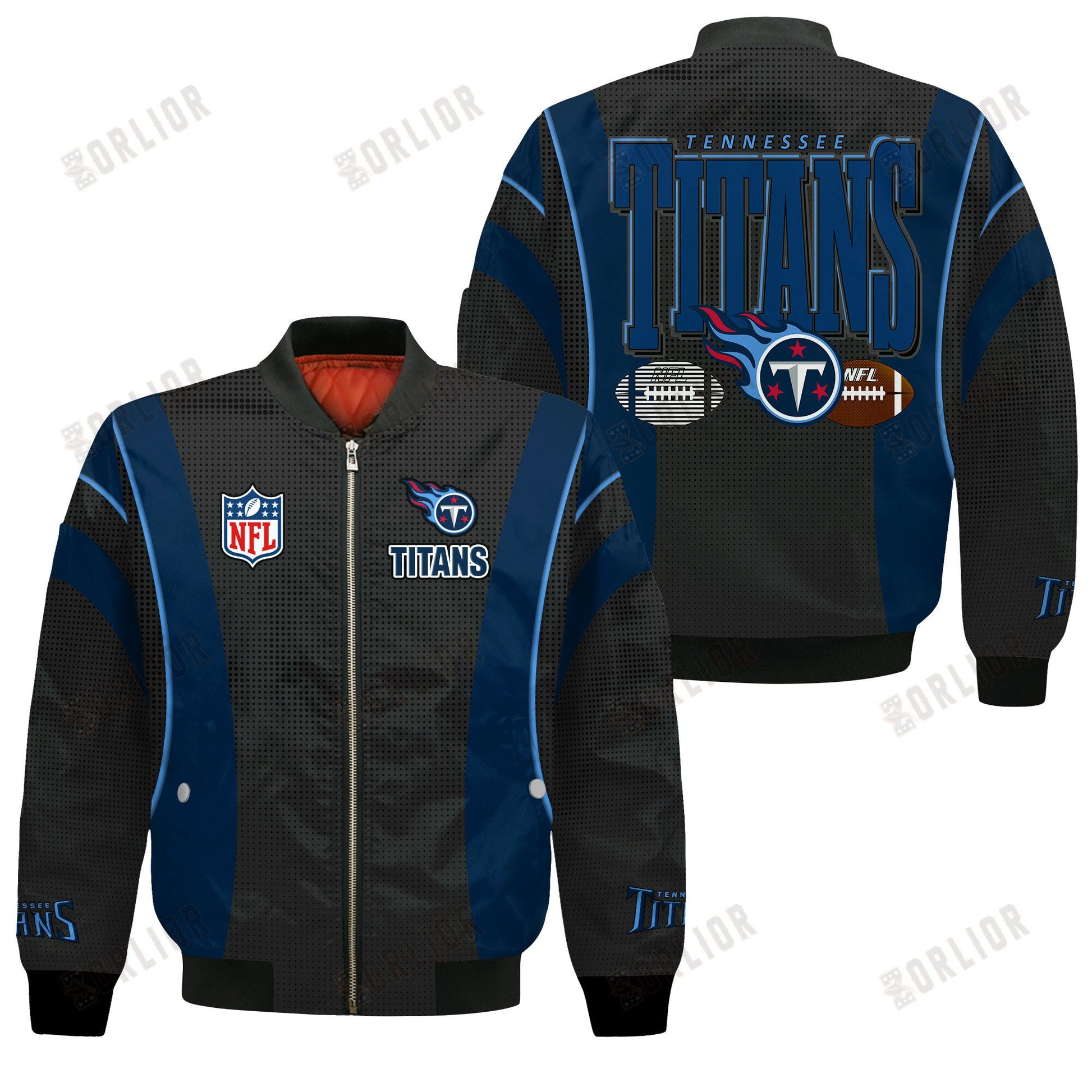 Tennessee Titans Football Team 2024- 25 Shining Star Bomber Jacket