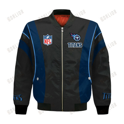 Tennessee Titans Football Team 2024- 25 Shining Star Bomber Jacket