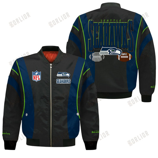 Seattle Seahawks Football Team 2024- 25 Shining Star Bomber Jacket