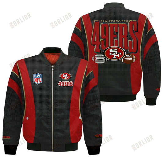 San Francisco 49ers Football Team 2024- 25 Shining Star Bomber Jacket