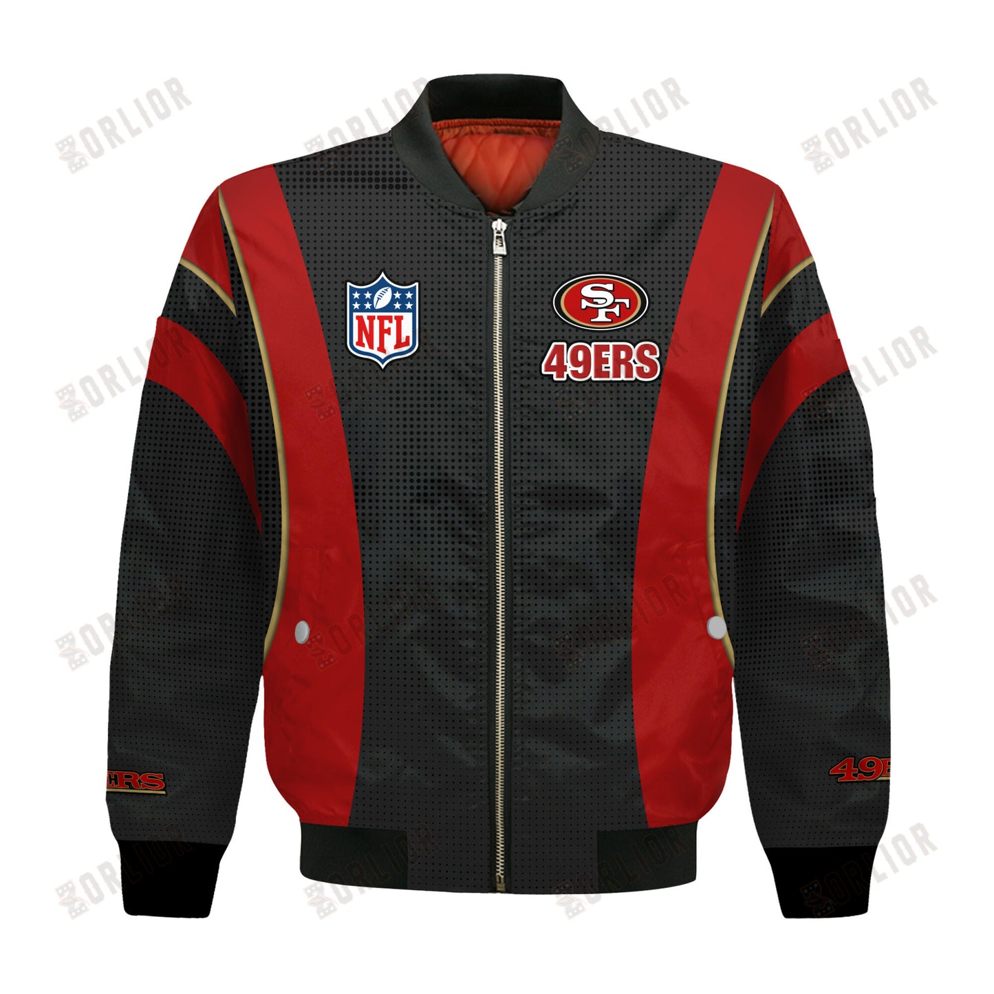 San Francisco 49ers Football Team 2024- 25 Shining Star Bomber Jacket