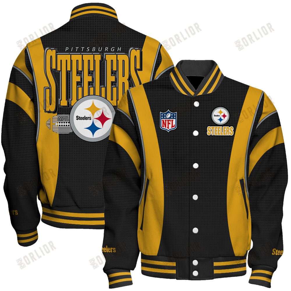Pittsburgh Steelers Football Team 2024- 25 Shining Star Unisex Varsity Jacket