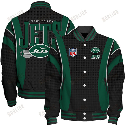 New York Jets Football Team 2024- 25 Shining Star Unisex Varsity Jacket