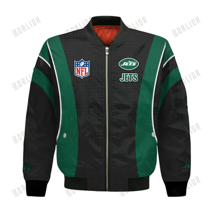 New York Jets Football Team 2024- 25 Shining Star Bomber Jacket