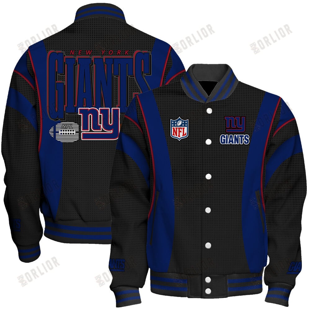 New York Giants Football Team 2024- 25 Shining Star Unisex Varsity Jacket