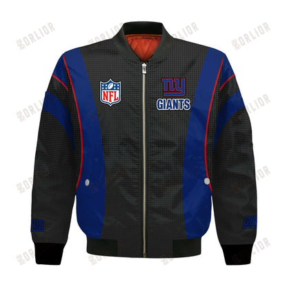 New York Giants Football Team 2024- 25 Shining Star Bomber Jacket