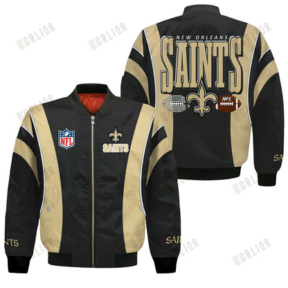 New Orleans Saints Football Team 2024- 25 Shining Star Bomber Jacket