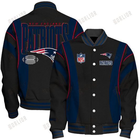 New England Patriots Football Team 2024- 25 Shining Star Unisex Varsity Jacket