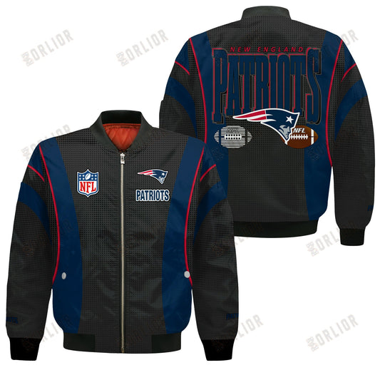 New England Patriots Football Team 2024- 25 Shining Star Bomber Jacket