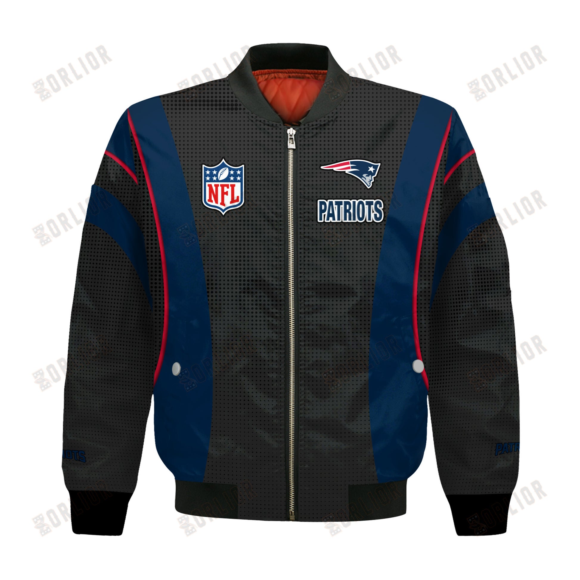 New England Patriots Football Team 2024- 25 Shining Star Bomber Jacket
