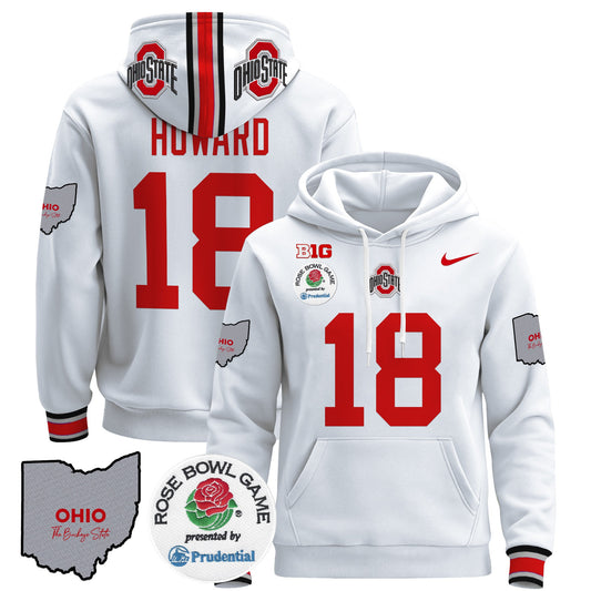 Ohio State Buckeyes Rose Bowl Pullover Hoodie - All Stitched