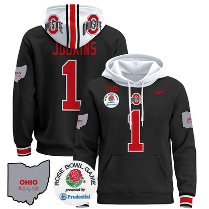 Ohio State Buckeyes Rose Bowl Pullover Hoodie - All Stitched