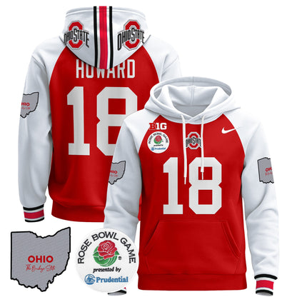 Ohio State Buckeyes Rose Bowl Pullover Hoodie - All Stitched