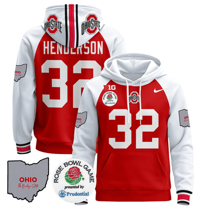 Ohio State Buckeyes Rose Bowl Pullover Hoodie - All Stitched