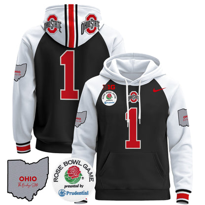 Ohio State Buckeyes Rose Bowl Pullover Hoodie - All Stitched