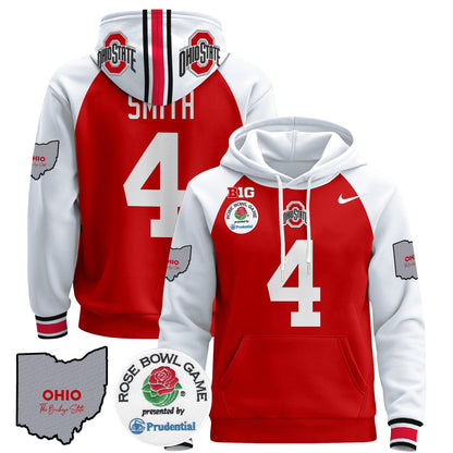 Ohio State Buckeyes Rose Bowl Pullover Hoodie - All Stitched