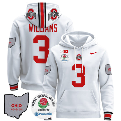 Ohio State Buckeyes Rose Bowl Pullover Hoodie - All Stitched