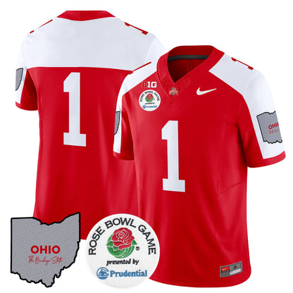 Ohio State Buckeyes Rose Bowl Vapor Limited Jersey V2 - All Stitched