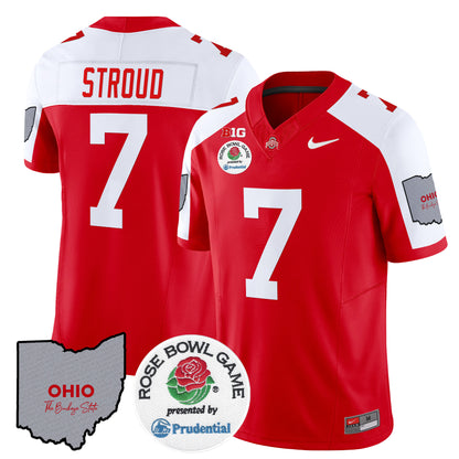 Ohio State Buckeyes Rose Bowl Vapor Limited Jersey V2 - All Stitched